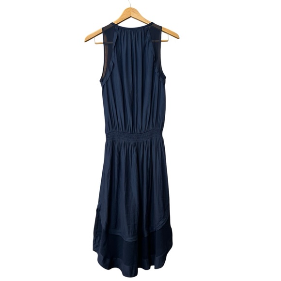 Ramy Brook Blue Satin Quinn Dress Sleeveless Size Small - Picture 3 of 14